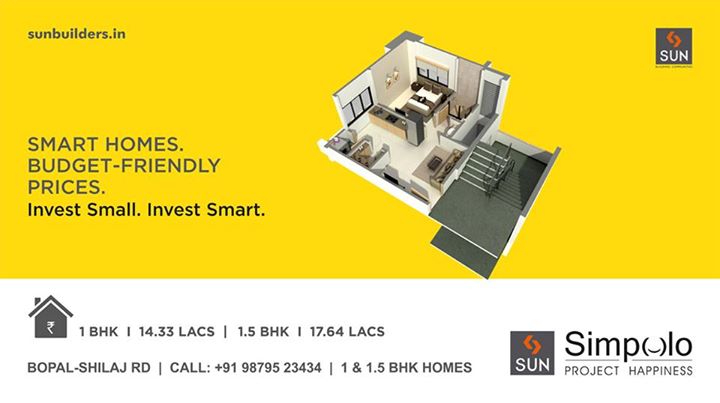 Planning to buy a house but have budget constraints?  
Invest smartly in homes that aren't too much for your pocket. 1 BHK homes starting just from 14.33 lacs!

For inquiry, visit http://goo.gl/i7dyJ7