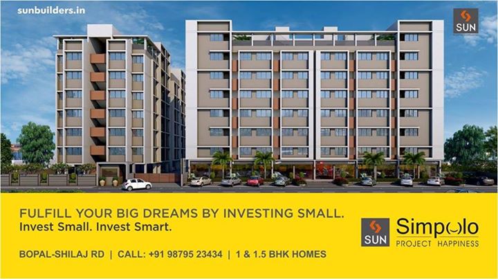 Big Dreams now can be fulfilled even with a small budget.
Visit today: http://sunbuilders.in/sun-simpolo/