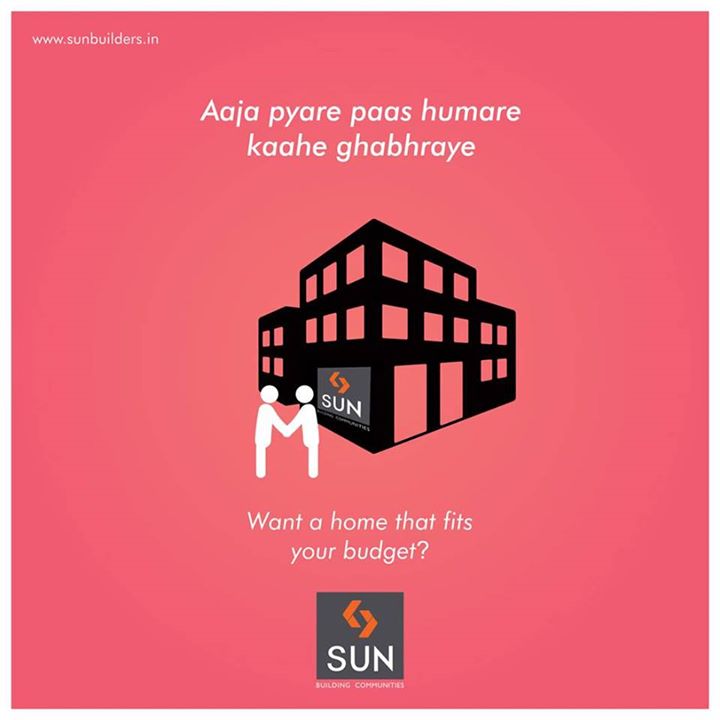 Looking for a home that fits your budget?
Sun Builders Group hai na!

Browse through all of our projects here: http://www.sunbuilders.in/index.html