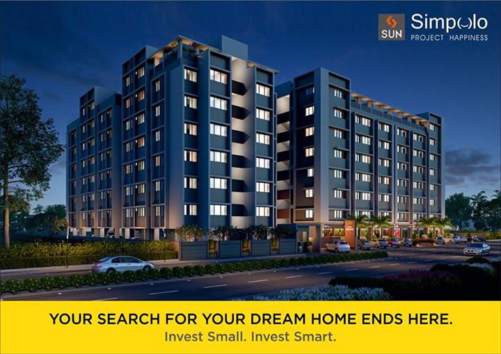 Invest in happiness.
Buy smartly – Sun Simpolo 1 & 1.5 BHK homes to delight you.

Visit for more: http://sunbuilders.in/sun-simpolo/