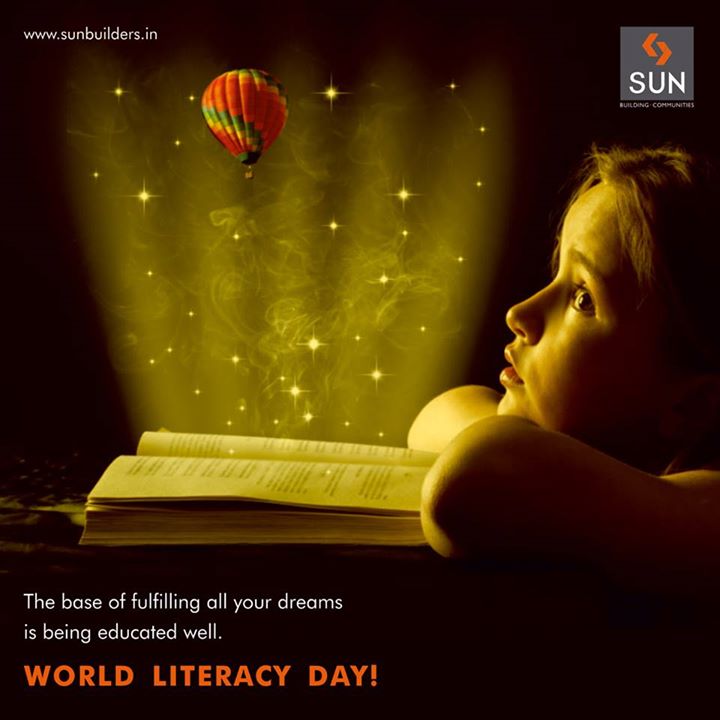 Sun Builders Group wishes everyone a literate India!