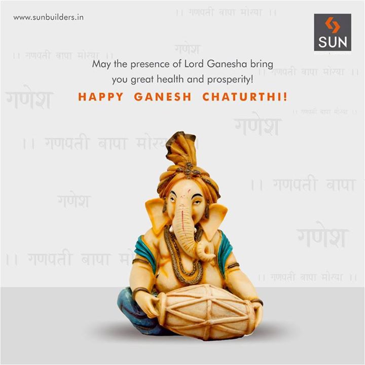 Sun Builders Group wishes everyone a blessed Ganesh Chaturthi today!