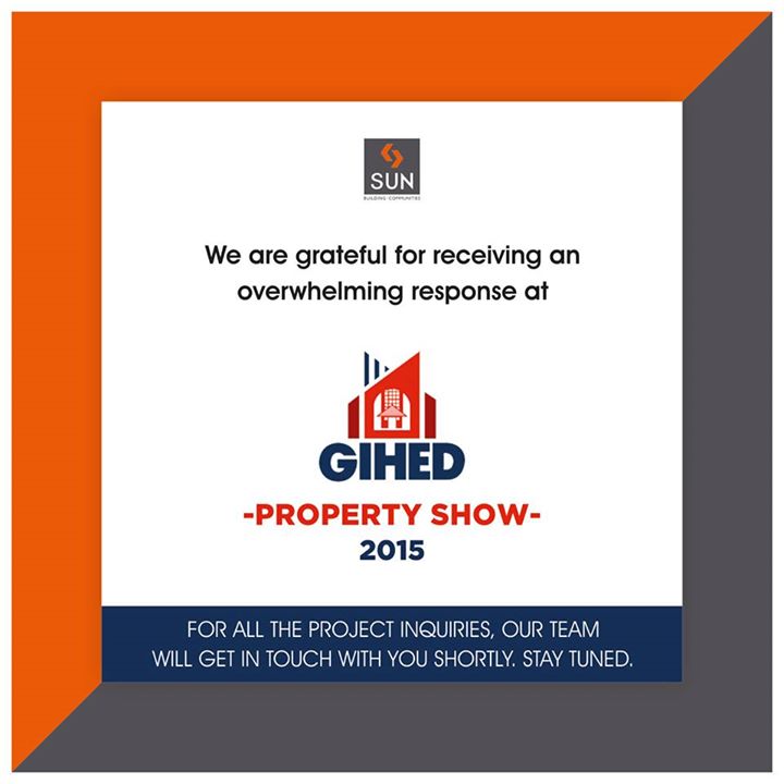 Thank you Ahmedabad for your overwhelming response! 
It was kind of you to come see us at GIHED 2015!