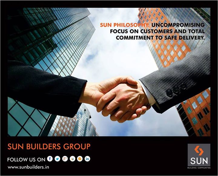 We at Sun Builders Group put customer satisfaction as our highest priority. Our team of dedicated professionals are amiable and together, we ensure timely delivery for you.

www.sunbuilders.in