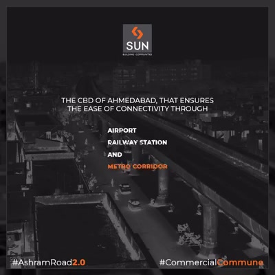 Ideal location that ensures optimum connectivity! 

#SunBuilders #RealEstate #Ahmedabad #Gujarat #SunBuildersGroup #AshramRoad2point0 #commercialcommune #ComingSoon #NewProject