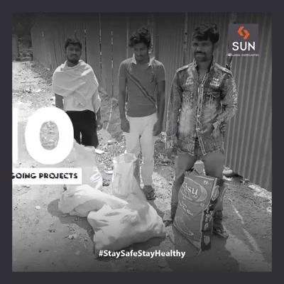 We truly believe the Onsite Labourers are the real gems and also the core strength of our company. So we are trying to help our people during the difficult times and unfavourable situations in every possible manner.

#StaySafeStayHealthy #SunBuildersGroup #Ahmedabad #Gujarat #RealEstate