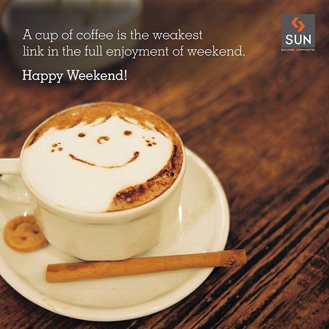 Happiness is a cup of coffee and an awesome weekend.
#Happiness #WeekendQuote