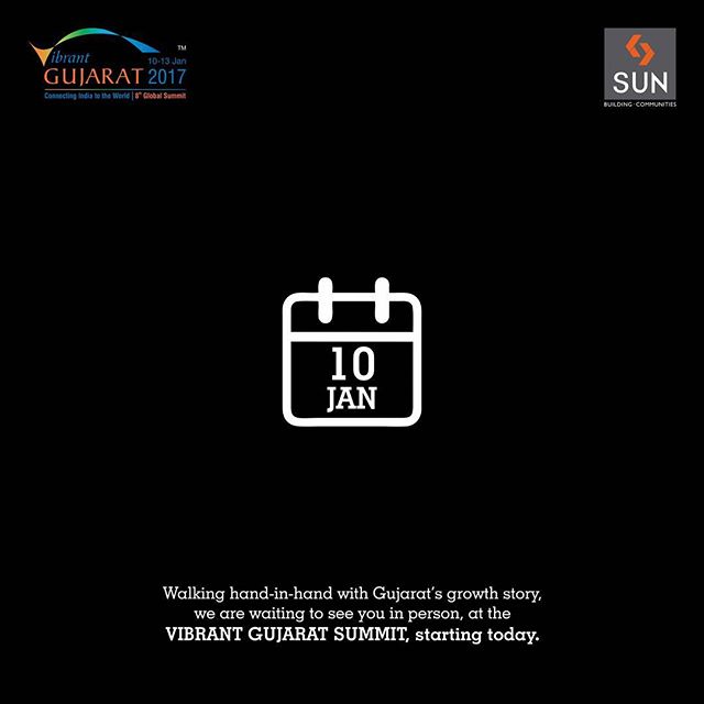 We are pleased to invite you to be a part of Sun Builders growth story at #VibrantGujaratSummit. 
#SunBuilders #gujarat