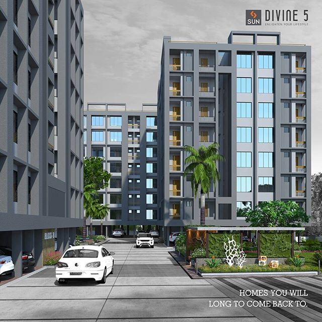 Every corner at #SunDivine5 is equipped with amenities that will emit happiness into your life. 
Visit http://sunbuilders.in/Sun-Divine5/ to welcome the divinity in your life. 
#Sunbuilders #realestate #divinehomes #AhmedabadHomes