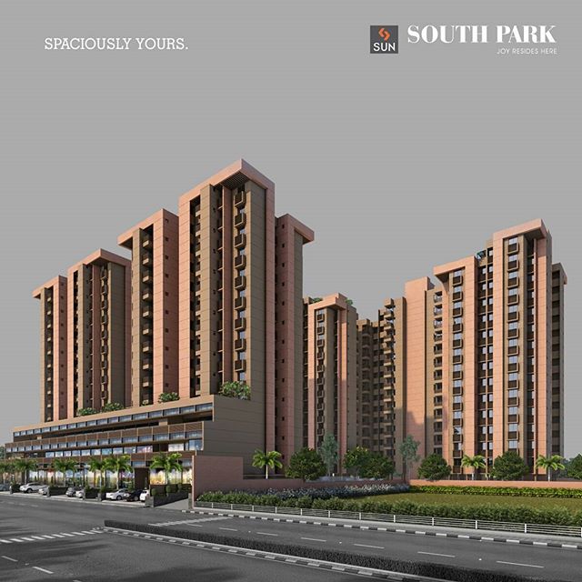 Get blessed with the joy of space, comfort and fun, with sincere trust, by owning a home at Sun SouthPark. 
#SunSouthpark #Sunbuilders #realestate #ahmedabadhomes #joy