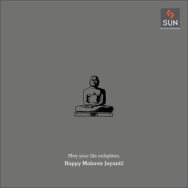 On this auspicious occasion of Mahavir Jayanti, #sunbuilders wishes you peace and harmony in life. 
#mahavirjayanti