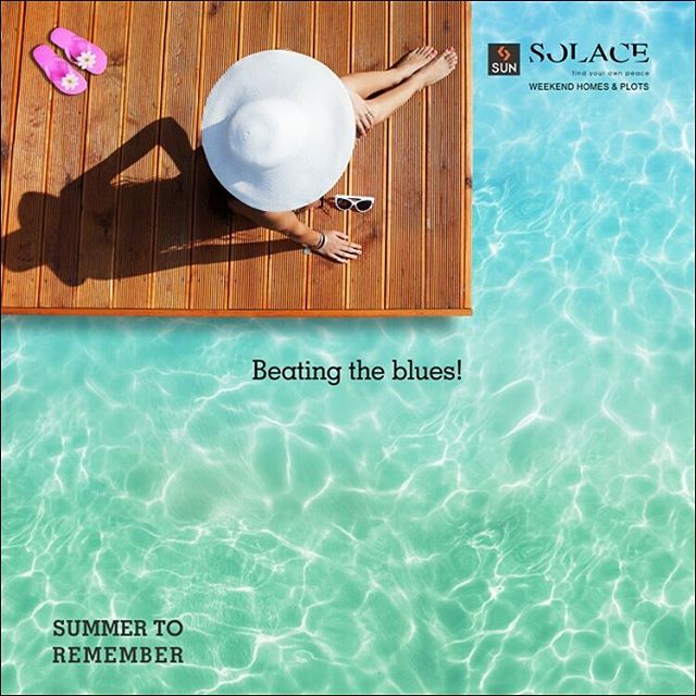 Say Hello to Summers with Us with a summer hat and poolside. 
Call on 9879523125 and book your stay. 
#SunBuilders #SunSolace #HelloSummer
#SummerToRemember