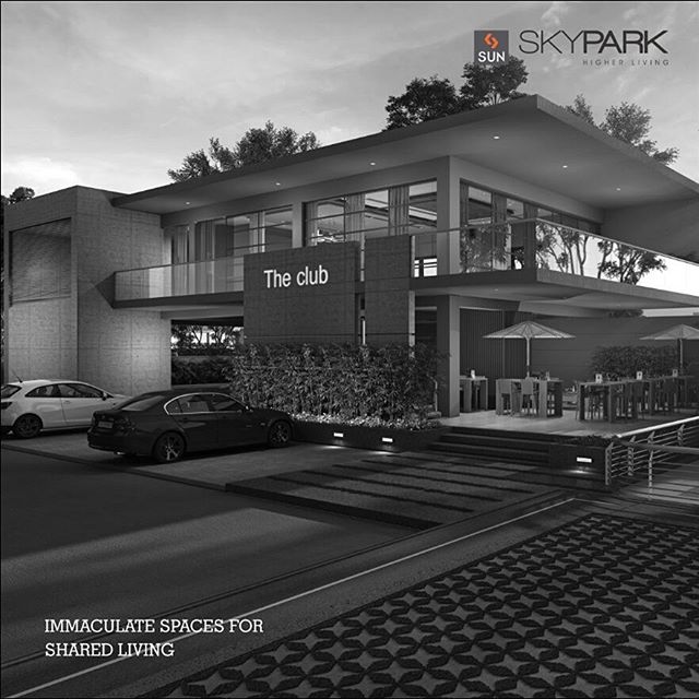 This well-designed club at Sun Sky Park will entice you to move here to find your inner peace by spending some time in the pool or at the gym. You can also find the community feel at the cafeteria. 
#SunBuilders #realestate #lifestyle #peace #residential