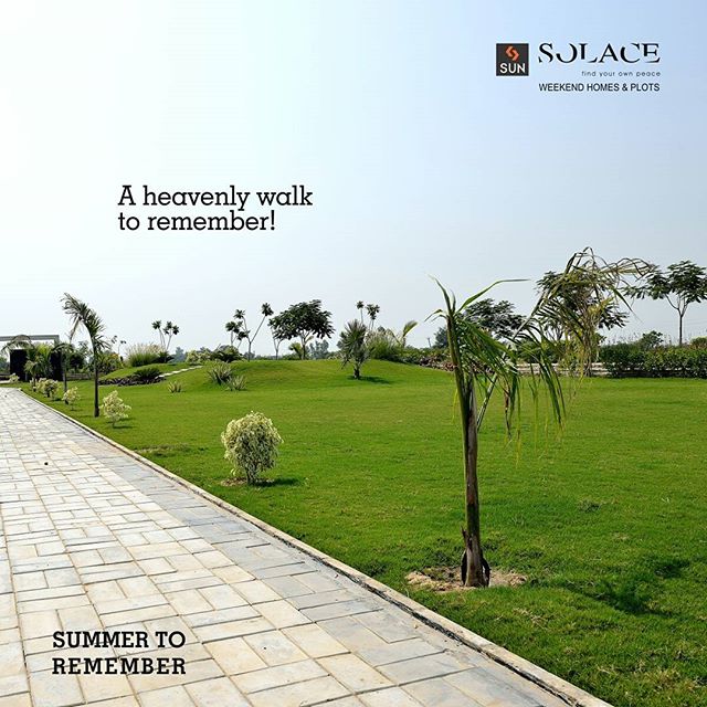 Every Summer has its own story! Leisurely strolls in lush greenery. And a holiday reservation at Sun Solace. 
Reserve your room, call on 9879523125. 
#SunBuilders #SunSolace #SummerToRemember #HelloSummer