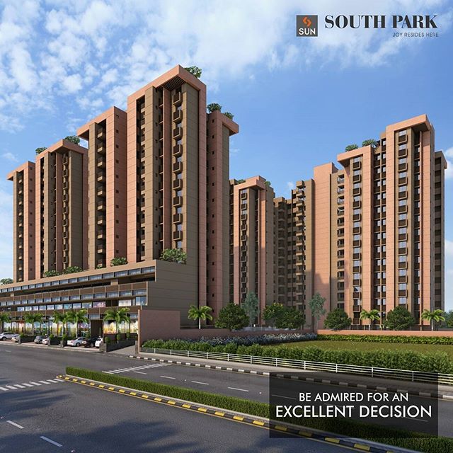 Decisiveness is appreciated and a smart decision is admired. But the satisfaction that you attain from taking a smart decision is euphoric. You'll feel the same after purchasing Sun South Park, located in South Bopal.
#SunBuilders #SunSouthPark #realestate #lifestyle #residential