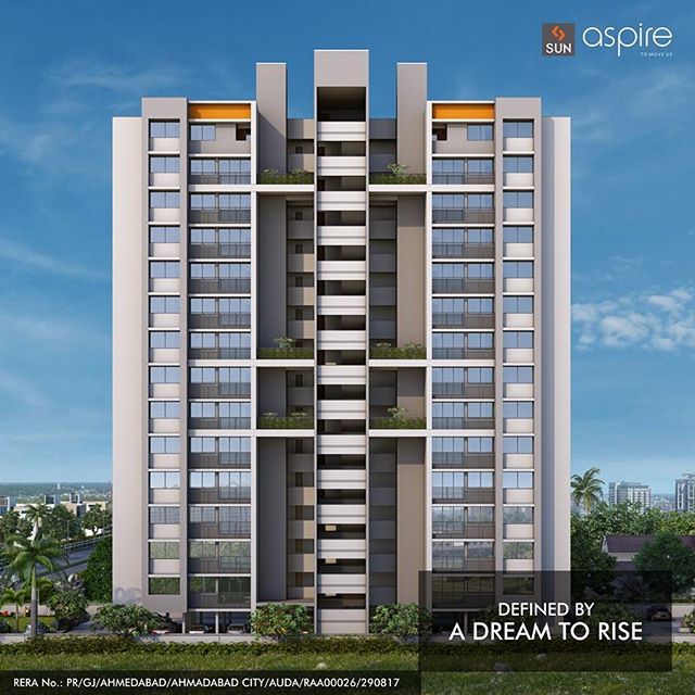 Sun Aspire at Bopal-Shilaj Road attracts aspirational minds that aren't bounded by limits and reach for more.

#Sunbuilders #RealEstate #SunAspire #Residential