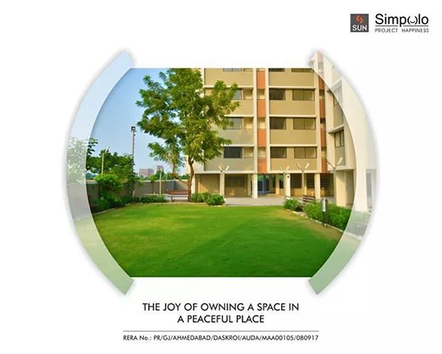 Your heartbeat quickens when you take a first look at your own home. Feel that by taking the first look at Sun Simpolo in Bopal Shilaj Road which is now possession ready.

#SunBuilders #SunSimpolo #ProjectHappiness #FirstHome #SmartInvestment #PossessionReady