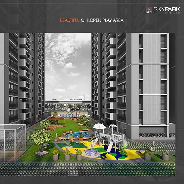 #Beautiful & #serene children play area to let your kids enjoy their #evenings & #childhood!

#SunSkyPark #SunBuilders #HappyHomes #Residential #HigherLiving
