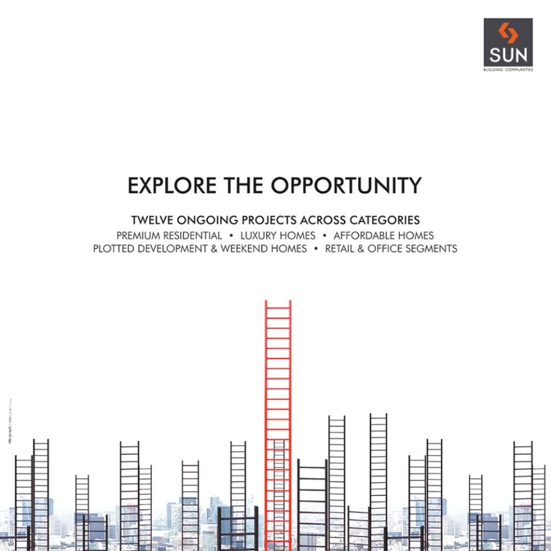 Explore the opportunities with 12 ongoing projects across varied categories!

#SunBuildersGroup #RealEstate #SunBuilders #Ahmedabad