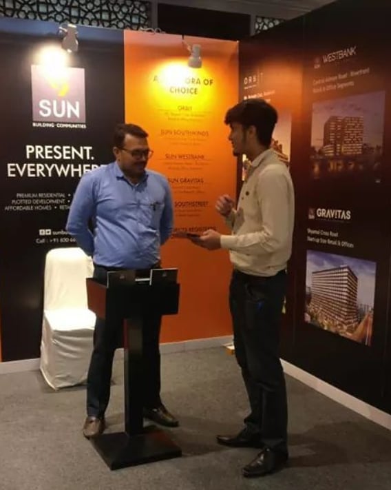 Sun Builders,  TimesPropertyExpo, TimesPropertyExpo2019, SunBuildersGroup, Ahmedabad, Gujarat