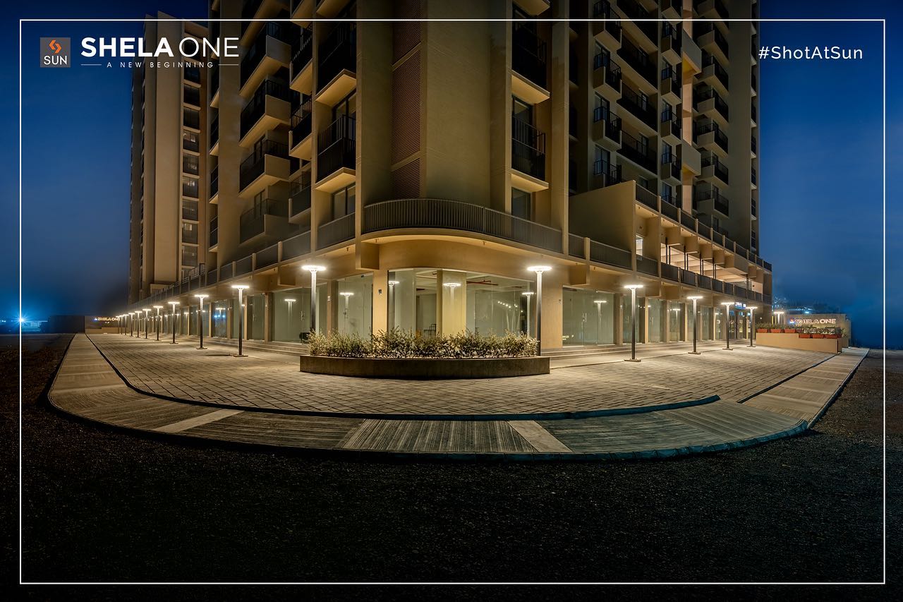 Sun Builders,  SunBuildersGroup, SunBuilders, ShotAtSun, SunShelaOne, Retail, RetailSpaces, CompletedProject, Residential, Shela, BuildingCommunities, RealEstateAhmedabad