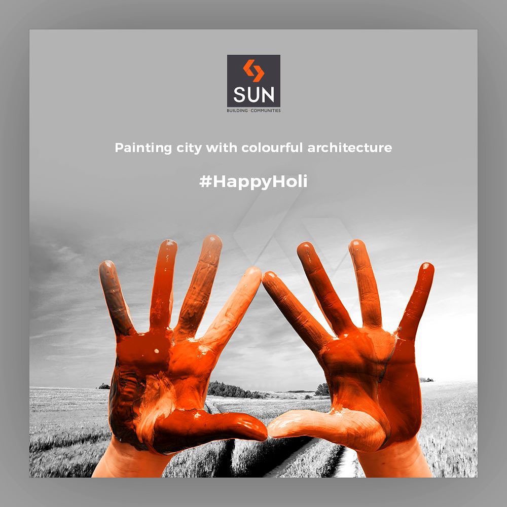 Sun Builders, HappyHoli2020, Holi2020, HappyHoli, होली, Holi, IndianFestival, RangBarse, Colours, FestivalOfColours, SunBuildersGroup, Ahmedabad, Gujarat, RealEstate