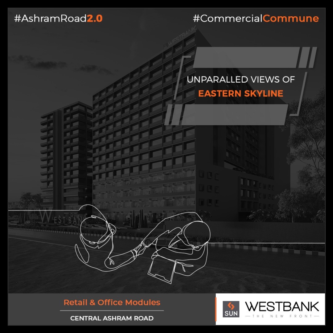 Sun Builders, SunBuilders, RealEstate, WestBank, SunWestBank, Ahmedabad, Gujarat, SunBuildersGroup, AshramRoad2point0, commercialcommune, ComingSoon, NewProject