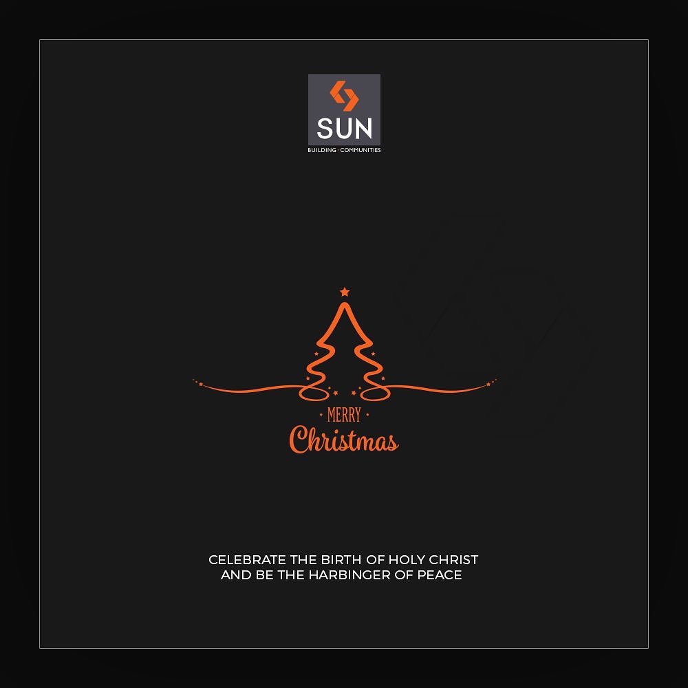 Sun Builders, Christmas, MerryChristmas, Christmas2019, Festival, Cheers, Joy, Happiness, SunBuildersGroup, Ahmedabad, Gujarat, RealEstate