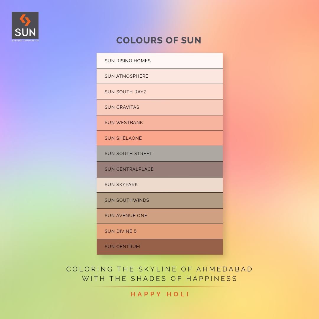 Sun Builders, Holi, HappyHoli, Holi2021, Colours, FestivalOfColours, HoliHai, Festival, IndianFestival, SunBuildersGroup, SunBuilders, RealEstateAhmedabad, IndiasFinestDevelopers, BuildingCommunities