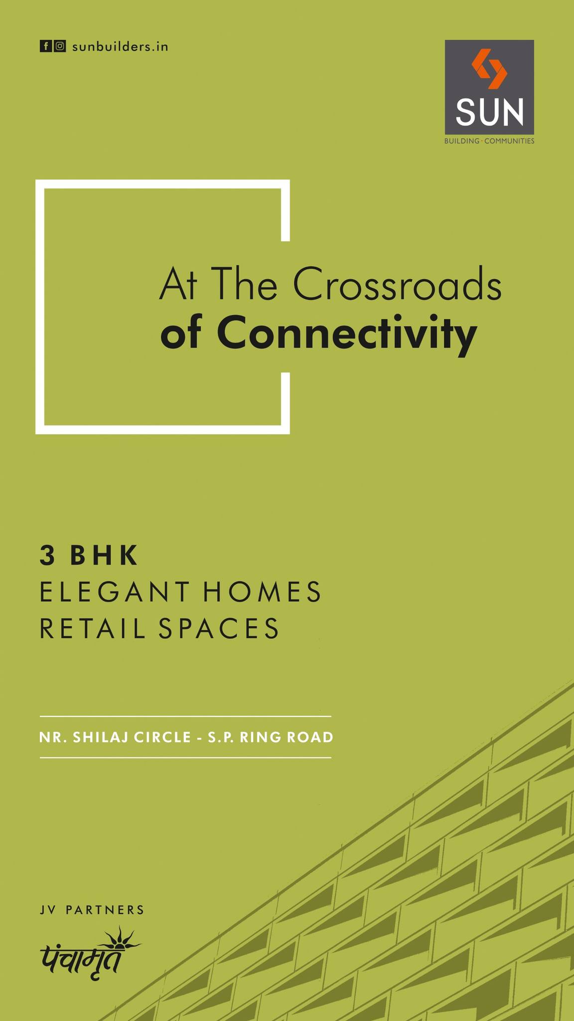 Sun Builders,  SkyParkLiving, UrbanLuxury, FamilyHomes, CompletedProject, AhmedabadRealEstate, HarmonyInBlueprints, SunBuilders