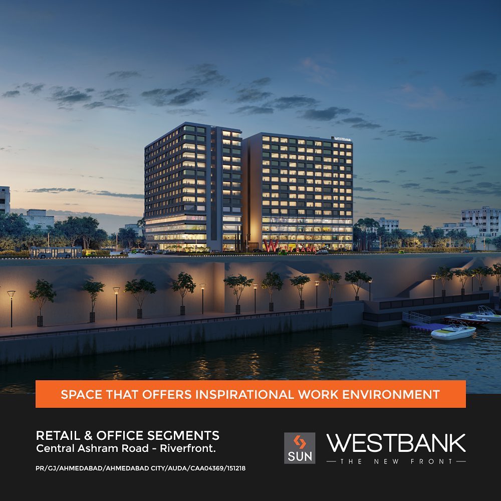 Sun Builders,  SunWestBank, SunBuildersGroup, Ahmedabad, Gujarat, RealEstate, SunBuilders, Ashramroad, Riverfront, offices, showrooms