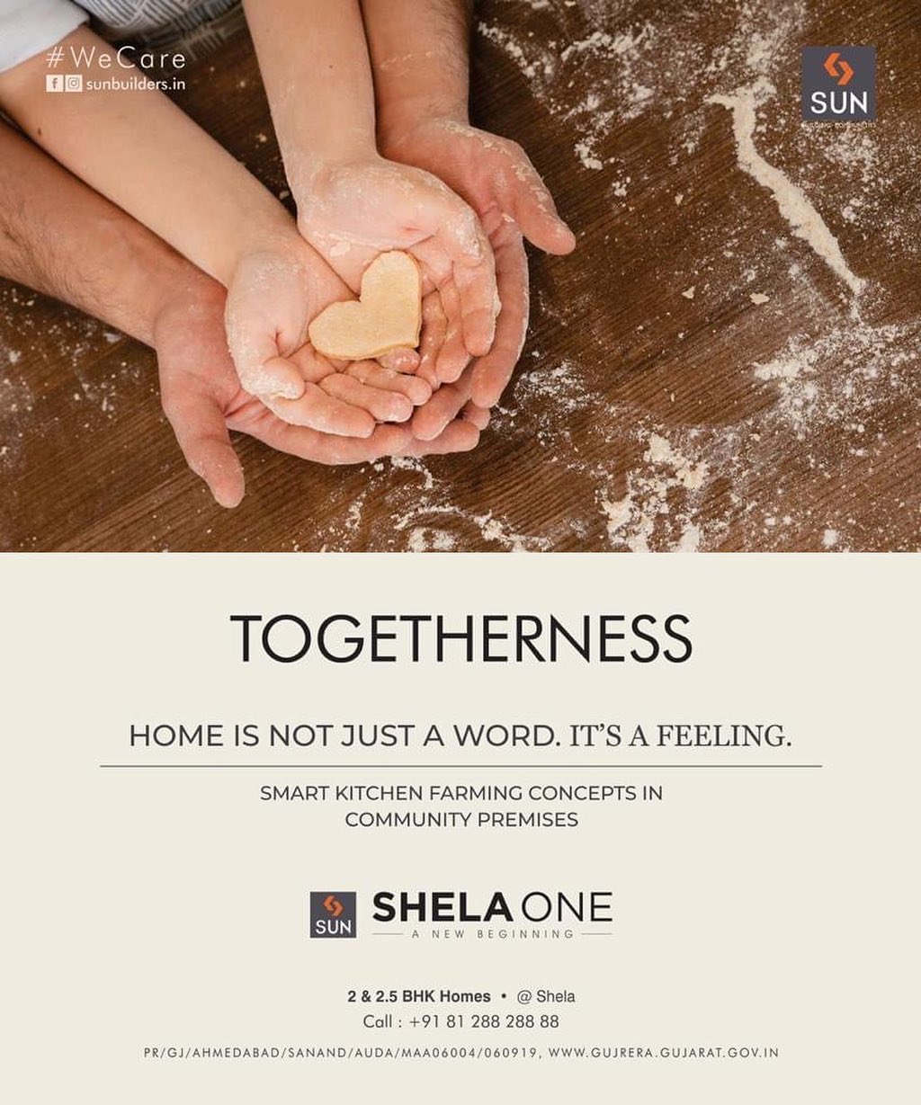 Sun Builders, retail, apartments, shela, budgethomes, 2bhk, safeinvestment, qualityconstruction, ethics, realestateahmedabad, sunbuildersgroup, staysafe, wecare