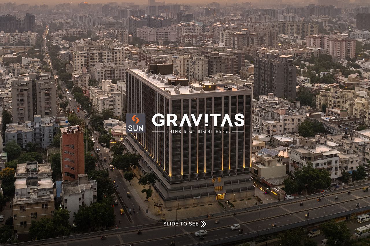 Sun Builders, SunBuildersGroup, SunBuilders, SunGravitas, SampleOffice, ReadyPossesion, CommercialSpace, Offices, Retail, Showrooms, BuildingCommunities, SmartInvestment, ShyamalCrossRoad, RealEstateAhmedabad