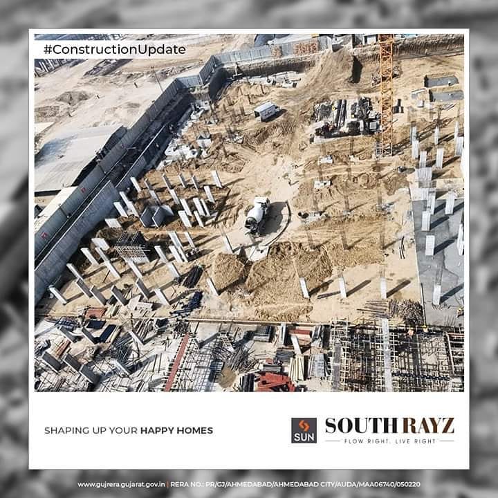 Sun Builders,  ConstructionUpdate, SouthRayz, FlowRight, LiveRight, SunBuildersGroup, SunBuilders, RealEstate, Ahmedabad, RealEstateGujarat, Gujarat