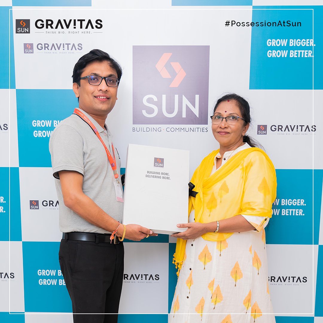 Sun Builders, BuildingMore, DeliveringMore, PreciousPossession, Congratulations, WelcomeToSunFamily, HappyRetailOwners, CommercialSpace, Retail, Offices, SunBuildersGroup, SunBuilders, RealEstateAhmedabad, IndiasFinestDevelopers, BuildingCommunity