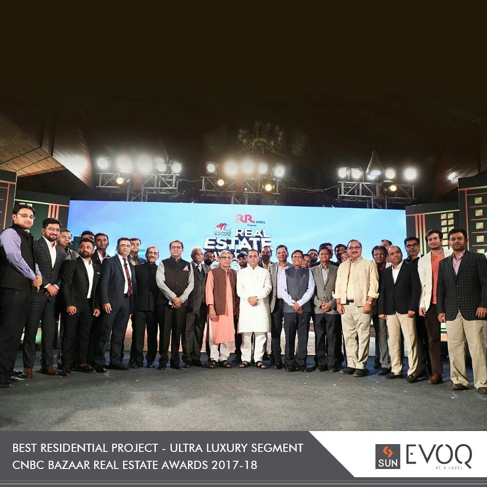 Sun Builders,  SunEvoq, SunBuildersGroup, RealEstate, SunBuilders, Ahmedabad, CNBCBajar, RealEstateAwards