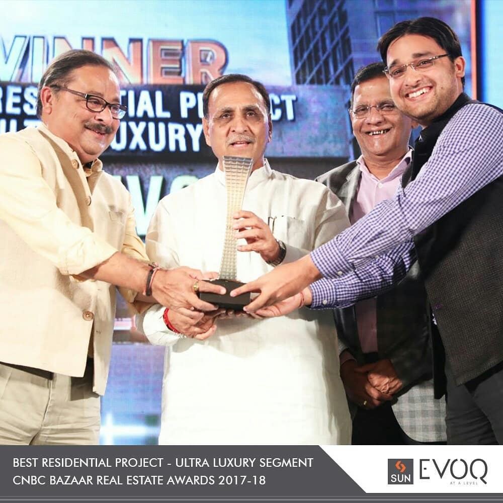 Sun Builders,  SunEvoq, SunBuildersGroup, RealEstate, SunBuilders, Ahmedabad, CNBCBajar, RealEstateAwards