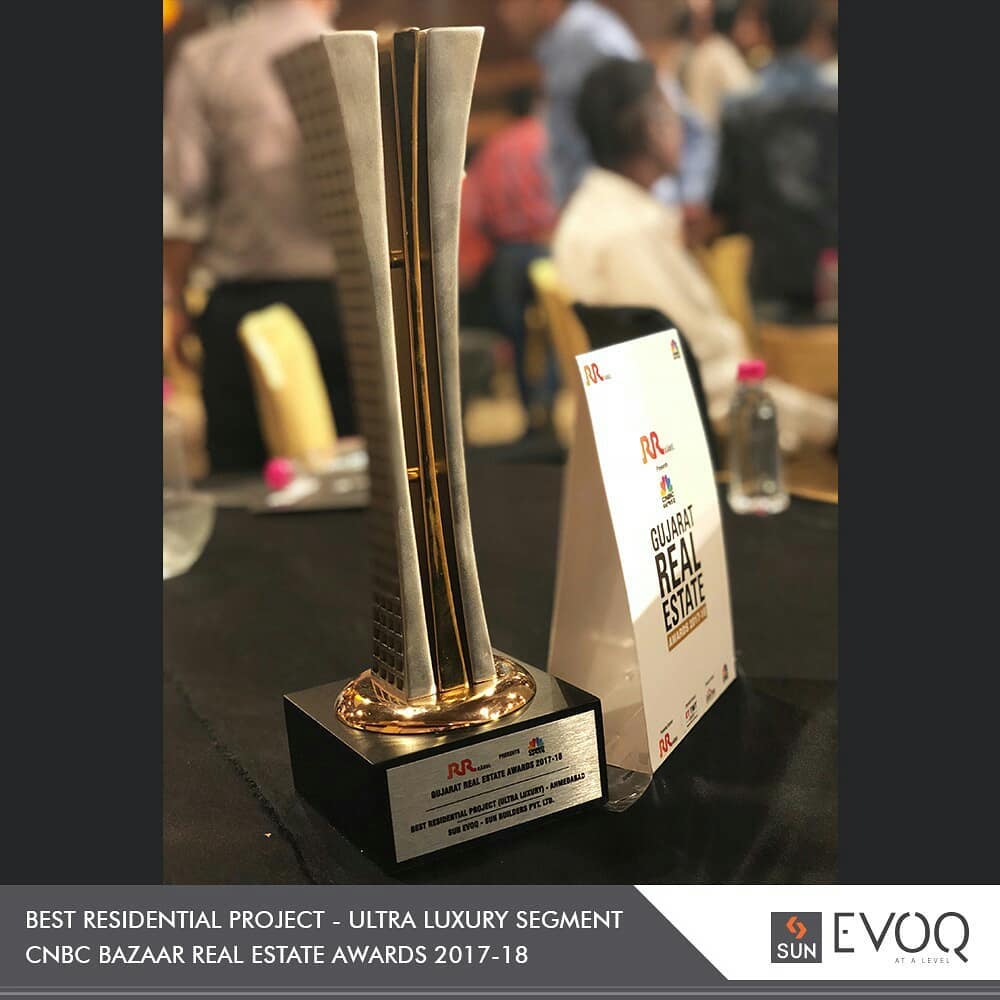 Sun Builders,  SunEvoq, SunBuildersGroup, RealEstate, SunBuilders, Ahmedabad, CNBCBajar, RealEstateAwards