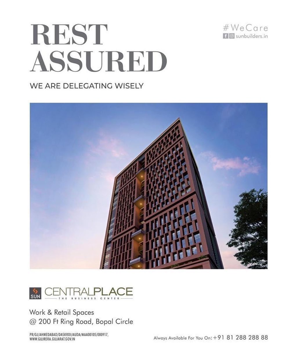 Sun Builders, retail, offices, bopal, commercial, safeinvestment, qualityconstruction, ethics, realestateahmedabad, sunbuildersgroup, staysafe, wecare