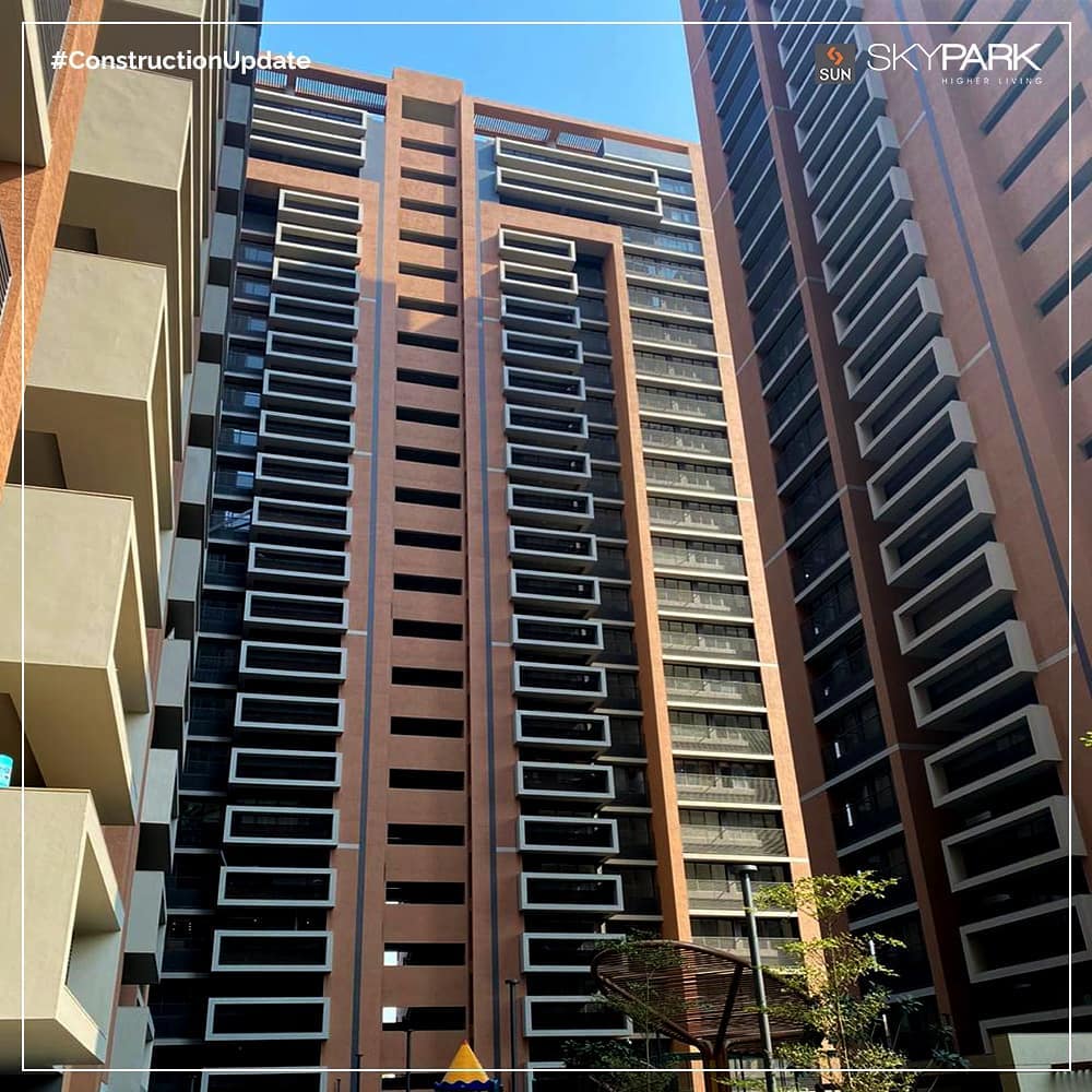 Sun Builders,  ConstructionUpdate, SkyPark, SunBuilders, SunBuildersGroup, Ahmedabad, Residential, Bopal, Ambli, LuxuryHomes, 3BHK, 4BHK, QualityConstruction, RealEstateAhmedabad