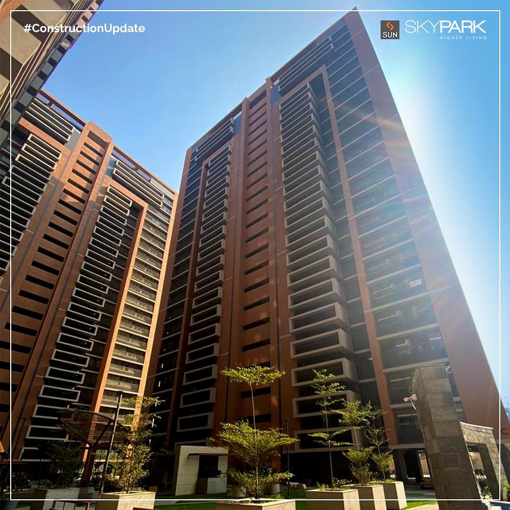 Sun Builders,  ConstructionUpdate, SkyPark, SunBuilders, SunBuildersGroup, Ahmedabad, Residential, Bopal, Ambli, LuxuryHomes, 3BHK, 4BHK, QualityConstruction, RealEstateAhmedabad