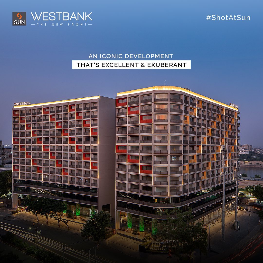 Sun Builders,  SunBuildersGroup, SunBuilders, SunWestBank, ShotAtSun, Commercial, Offices, Retail, AshramRoad, RiverFront, PossessionReady, BuildingCommunities