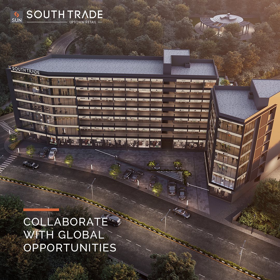 Sun Builders, SunBuildersGroup, SunBuilders, SouthTrade, SunSouthTrade, Retail, Showroom, SouthBopal, SOBO, RealEstateAhmedabad