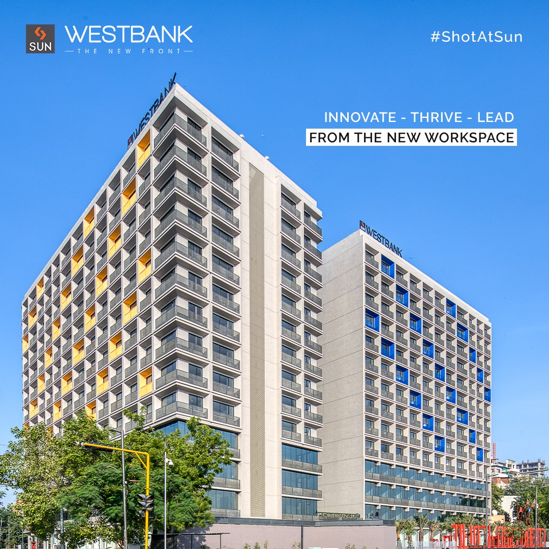 Sun Westbank is a new workspace for the achievers to innovate, thrive, and lead their businesses, right from the Central Business District of Ahmedabad- Ashram Road.

Only few units are left;
Grab the opportunity to be a part of this iconic development!

For Details Call: +91 9978932057
Location: Beside Vallabh Sadan, Ashram Road
Status: Possession Ready

#SunBuildersGroup #SunBuilders #SunWestBank #ShotAtSun #Commercial #Offices #Retail #AshramRoad #RiverFront #PossessionReady #BuildingCommunities
