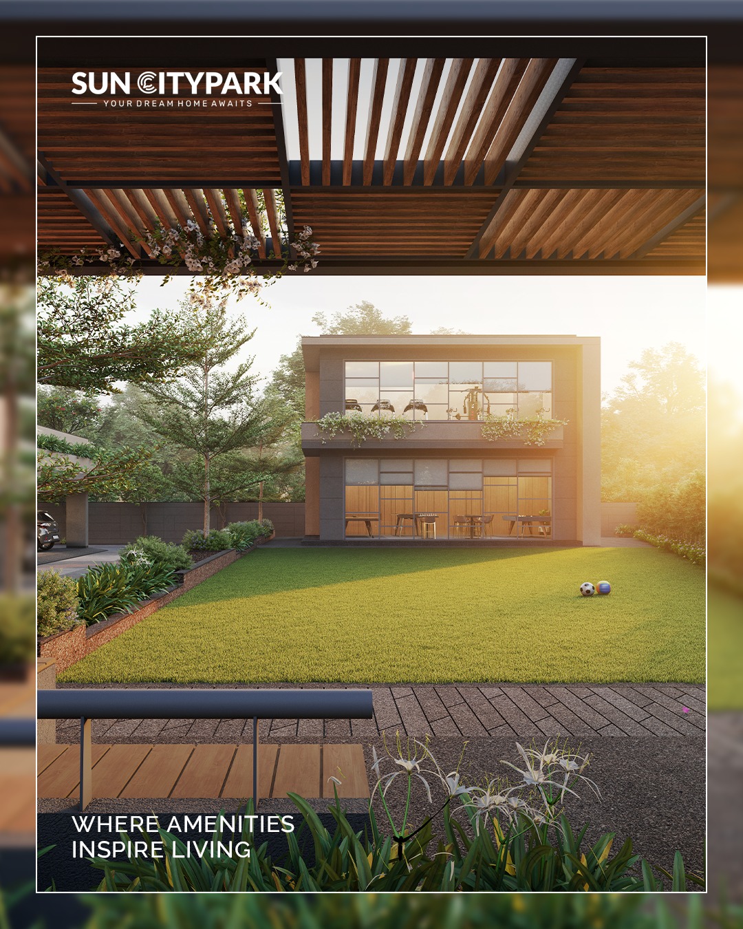 With spacious green areas, Sun City Park, is more than just a place to live, it's your perfect home. Enjoy the ideal balance of being close to everything you need, while embracing the peace, tranquility, and space you deserve.

Enquire today,
Call: +91 99789 32057
Location: Sattadhar - Sai Baba Mandir Road
Status: New Launch

#SunBuildersGroup #ResidentialProjects #Sattadhar #SaiBabaMandirRoad #ModernLiving #UrbanElegance #LowRiseCharm