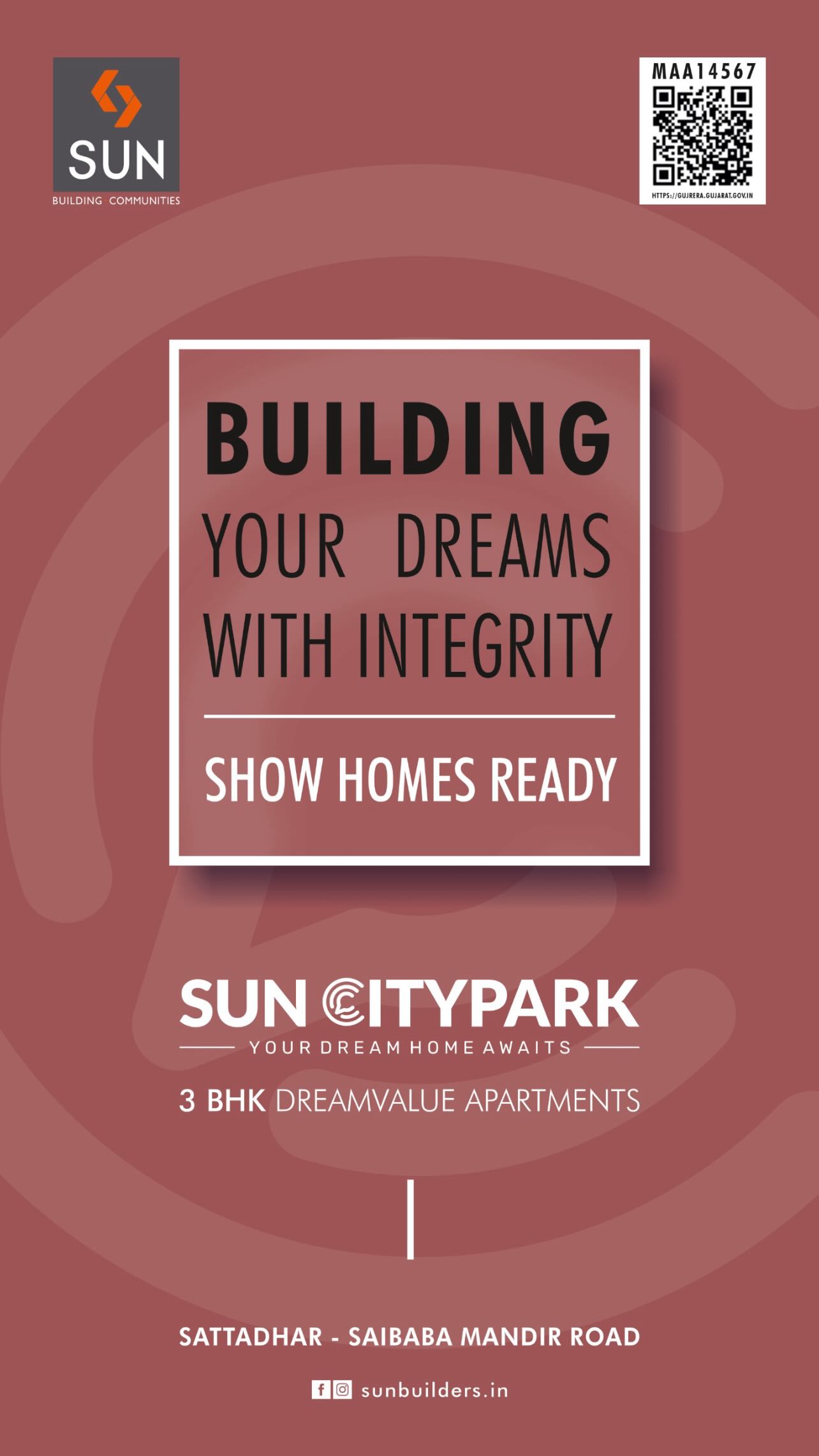 Sun Builders,  SunBuildersGroup, SunBuilders, SunParkwest, CommunityLiving, Residential, Retail, Homes, Shela, 3BHK, RealEstateAhmedabad