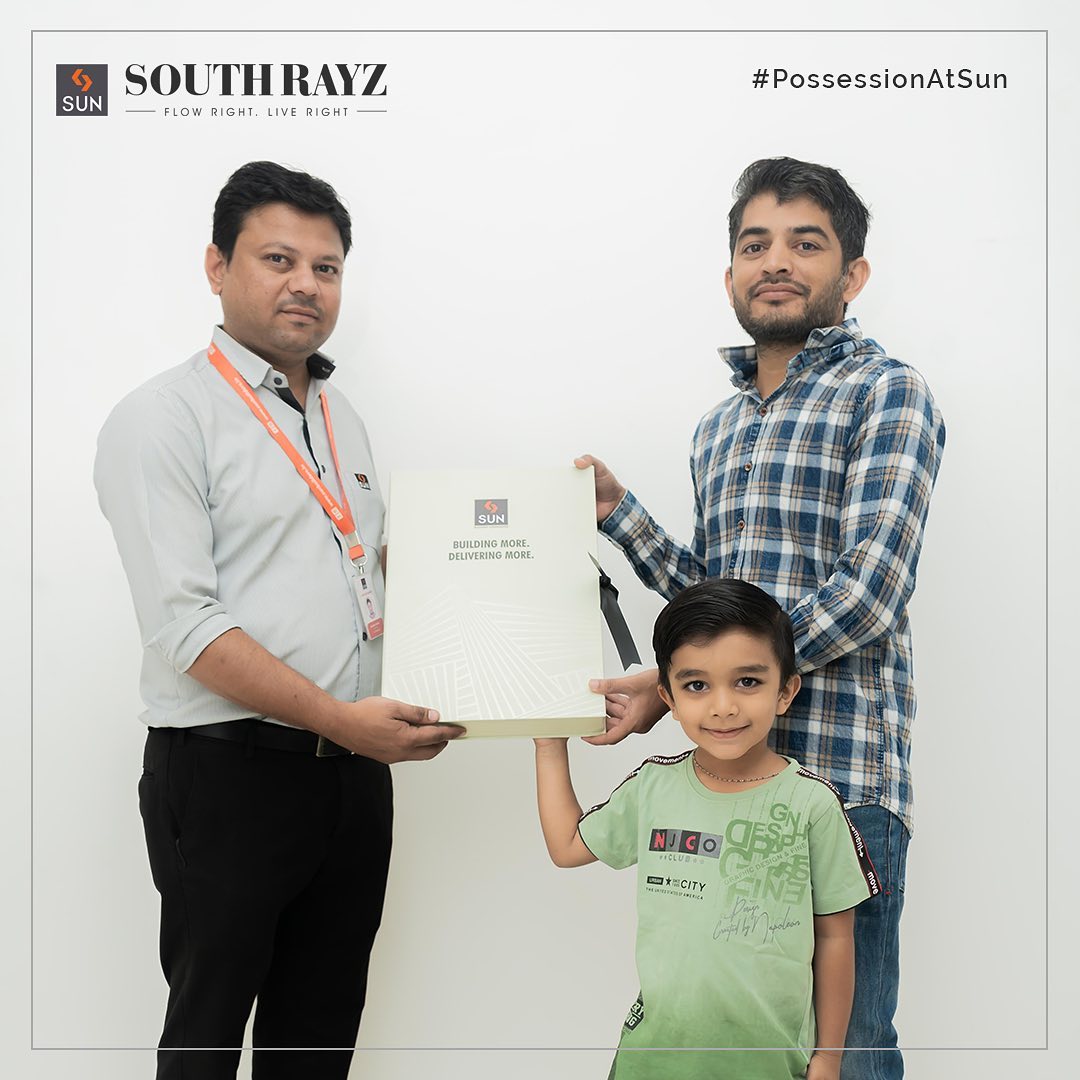 Sun Builders,  BuildingMore, DeliveringMore, PreciousPossession, Congratulations, WelcomeToSunFamily, HappyHomeOwners, Residences, SunBuildersGroup, SunBuilders, RealEstateAhmedabad, IndiasFinestDevelopers