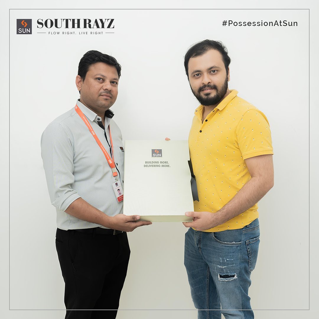 Sun Builders,  BuildingMore, DeliveringMore, PreciousPossession, Congratulations, WelcomeToSunFamily, HappyHomeOwners, Residences, SunBuildersGroup, SunBuilders, RealEstateAhmedabad, IndiasFinestDevelopers