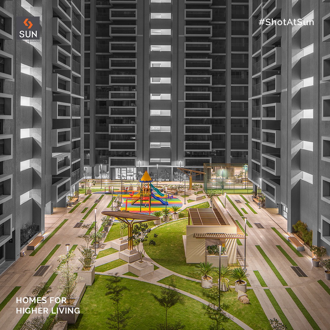Sun Builders, SunSkypark, CornersAtSun, Ahmedabad, SunBuildersGroup, Gujarat, RealEstate, SunBuilders, Residential, ShotAtSun, CompletedProject