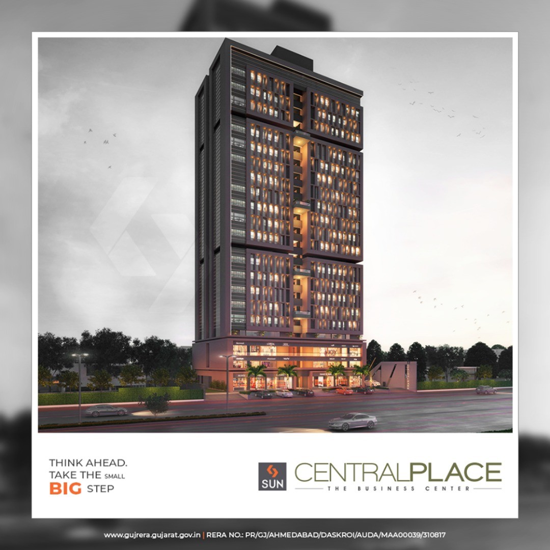 Sun Builders,  SunCentralPlace, SunBuildersGroup, Ahmedabad, Gujarat, RealEstate